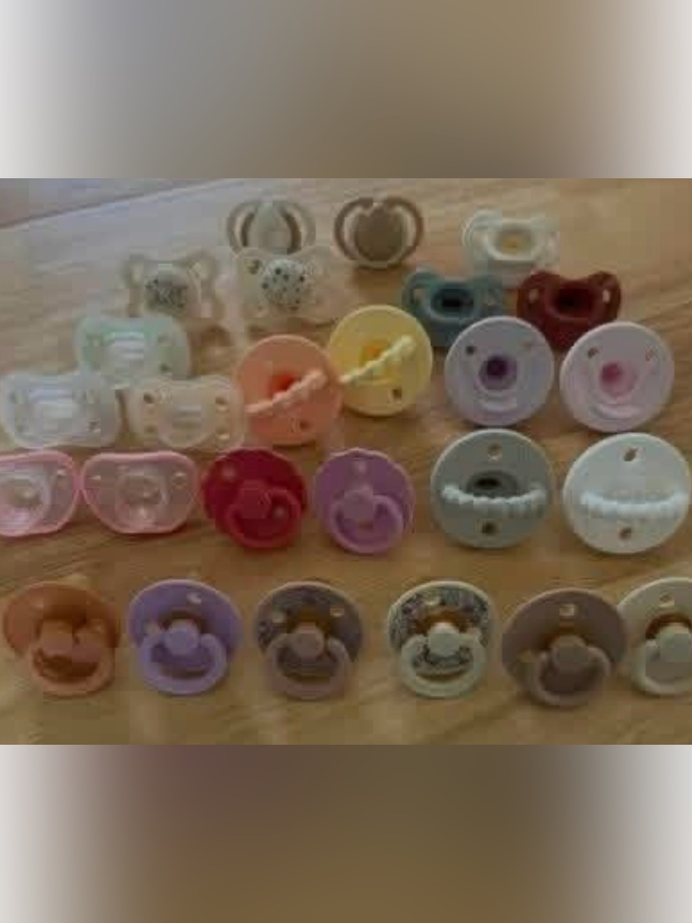 Assorted Baby Pacifier Set - Pastel Mix